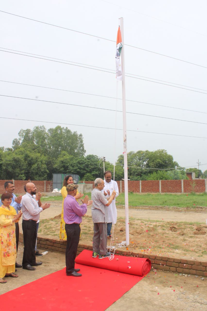 15 august Flag Ceremony in allied college