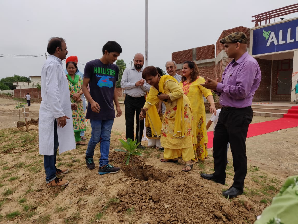 Tree Plantation in allied institute of hotel management