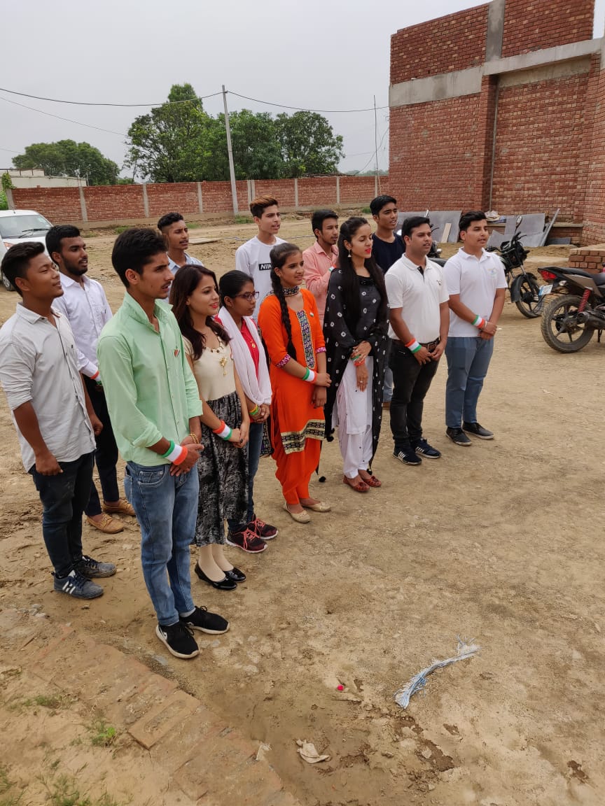 15 august Flag Ceremony in allied college