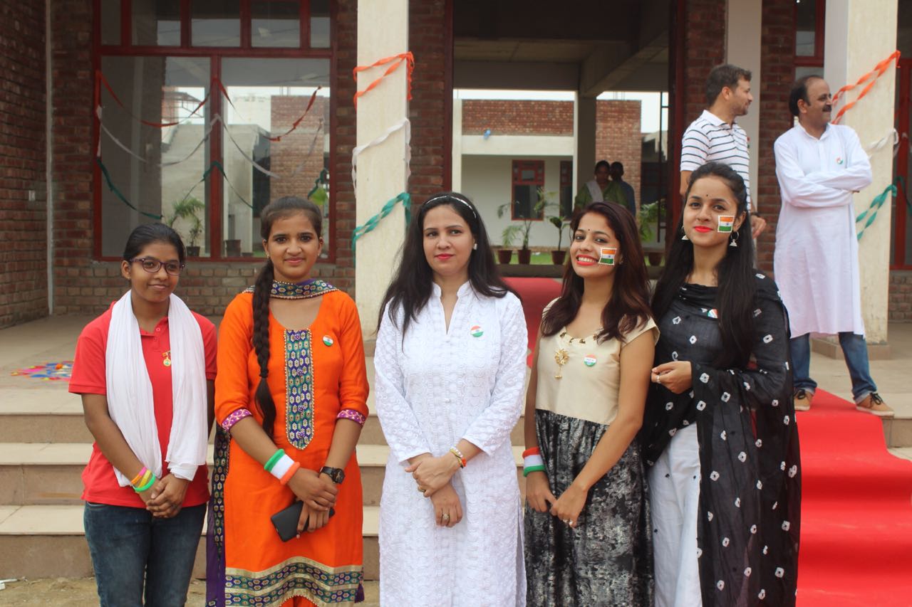 15 august Flag Ceremony in allied college