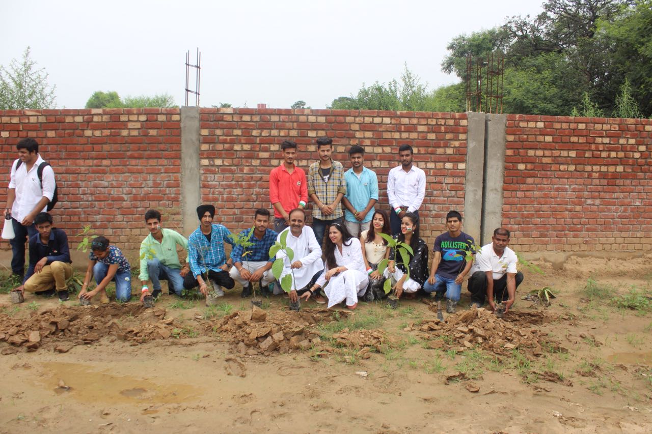 Tree Plantation in allied institute of hotel management