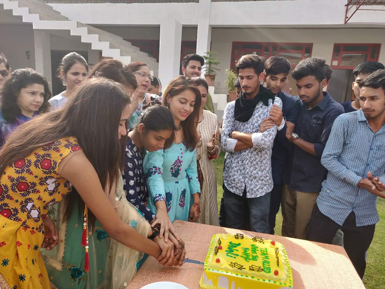 allied college Diwali celebrations photos