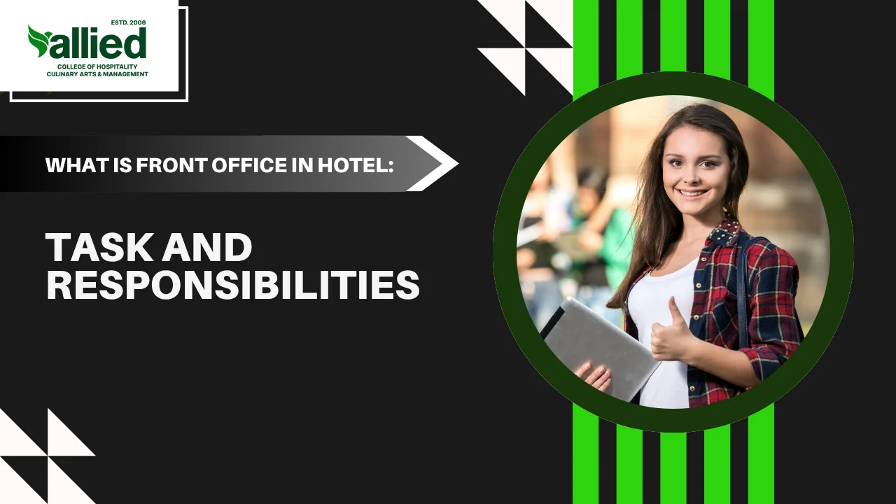 what are the duties of front office in a hotel